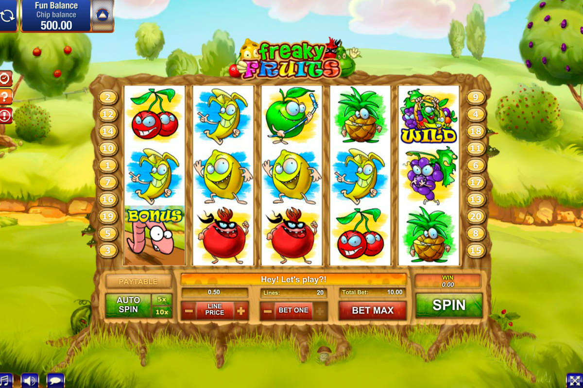 Freaky Fruits - Rabcat | FREE casino slots online | Play at SlotsPill